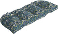Arden Outdoor Wicker Settee Cushion 41.5 x 18 - Rain-Proof Sapphire