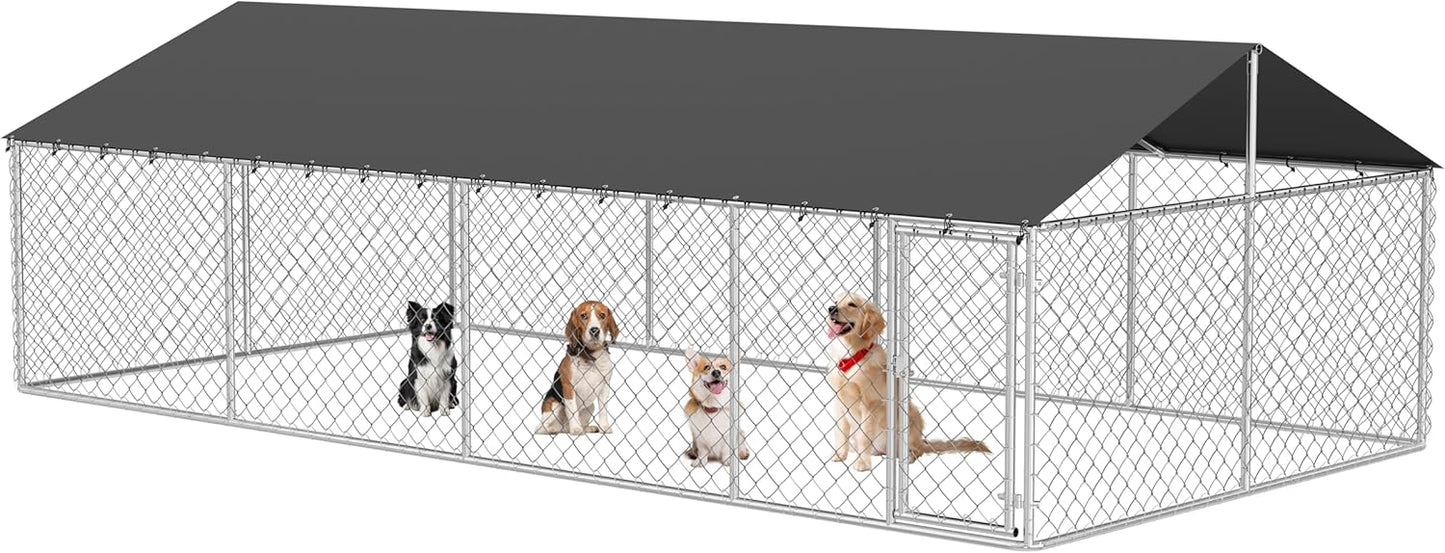 Heavy Duty Outdoor Dog Enclosure for Safe and Spacious Play