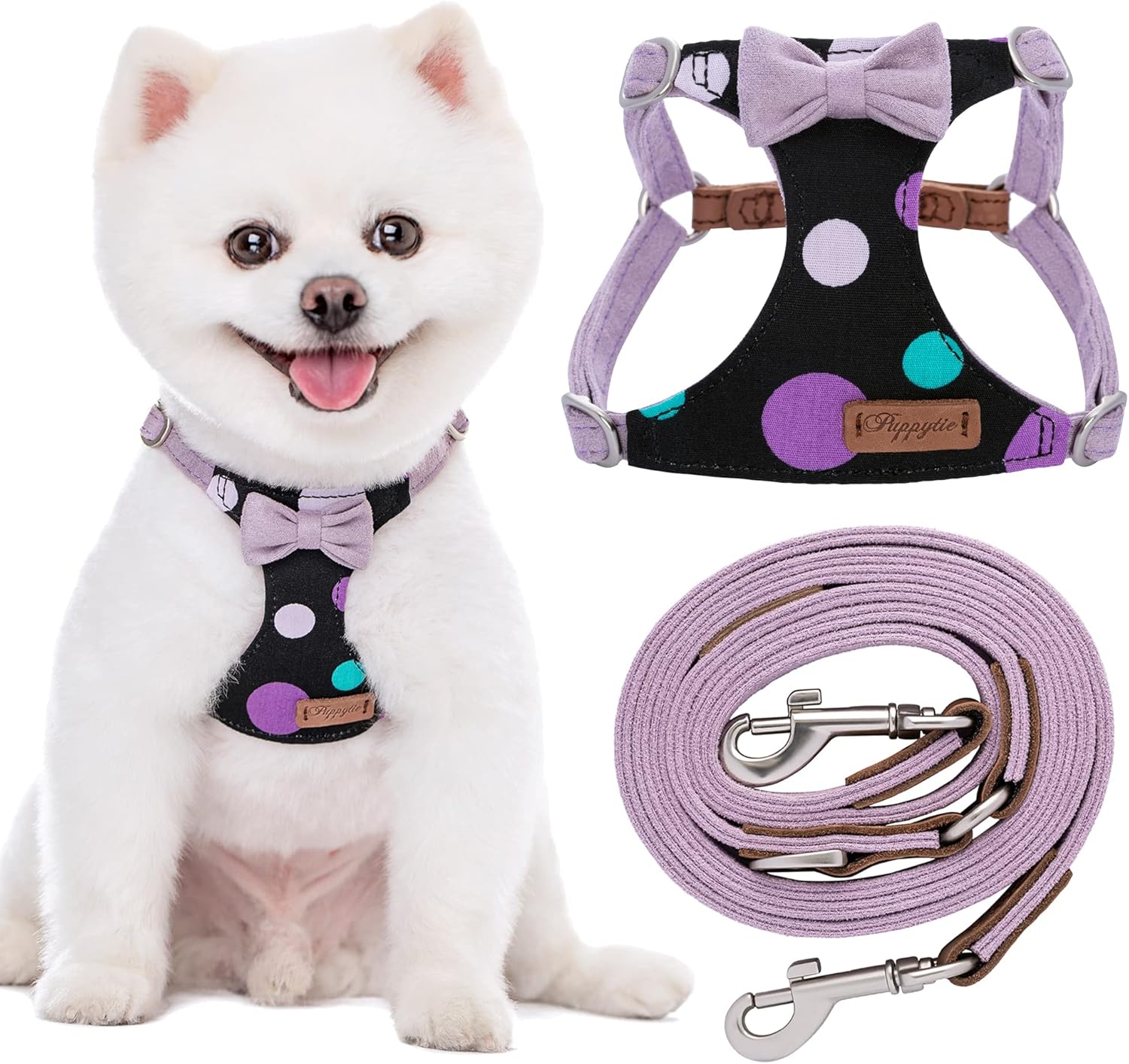 Puppytie No Pull XS Dog Harness with Multifunction Leash