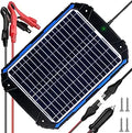 18W 12V Solar Car Battery Charger & Maintainer - Portable Trickle