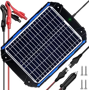 18W 12V Solar Car Battery Charger & Maintainer for All Seasons