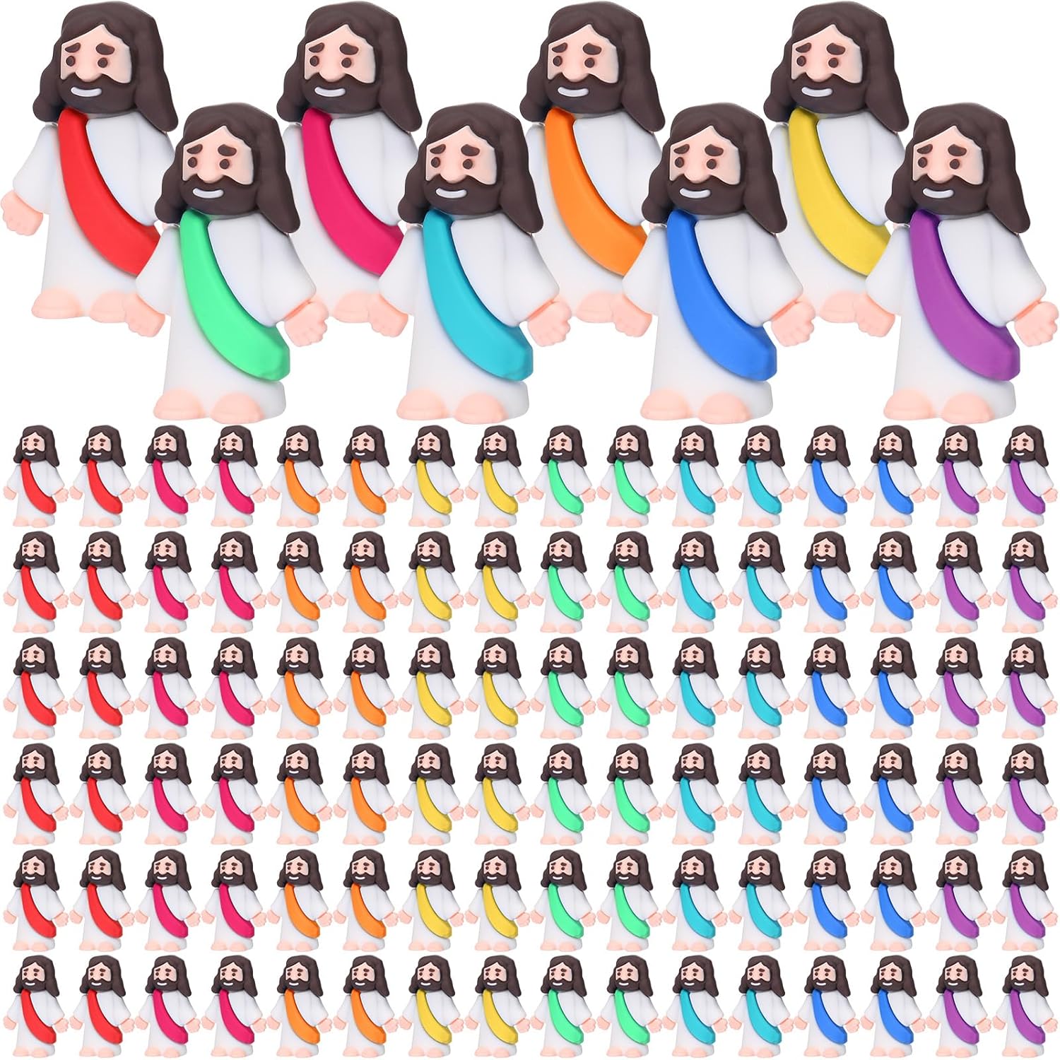 Mini Jesus Figurines Bulk for Religious Parties and Gifts