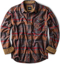 CQR Men's 100% Cotton Long Sleeve Flannel Shirt - Warm Casual Plaid