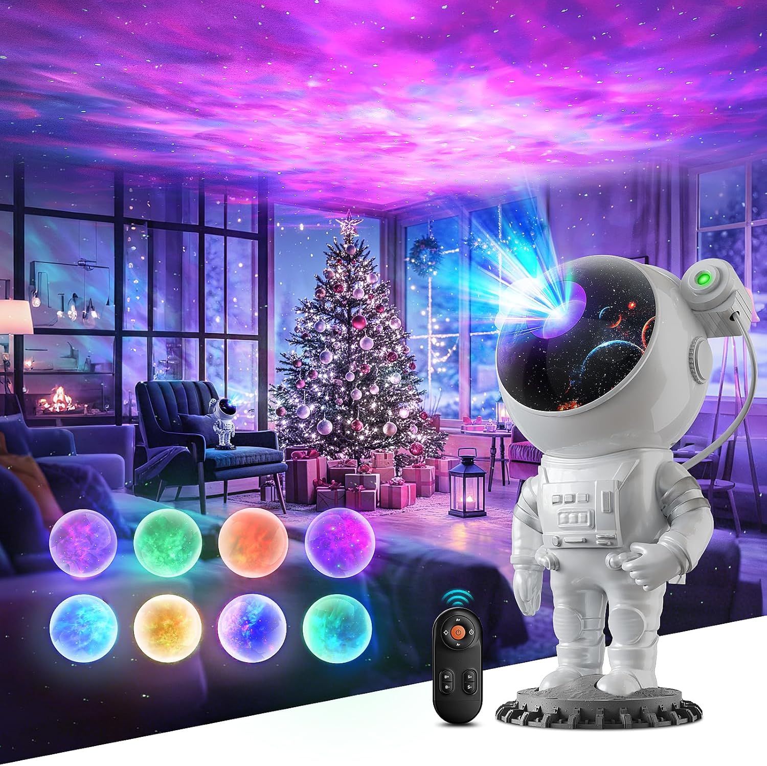 Starry Night Light Projector, Remote Control, Timer, Gift for Kids, Adults