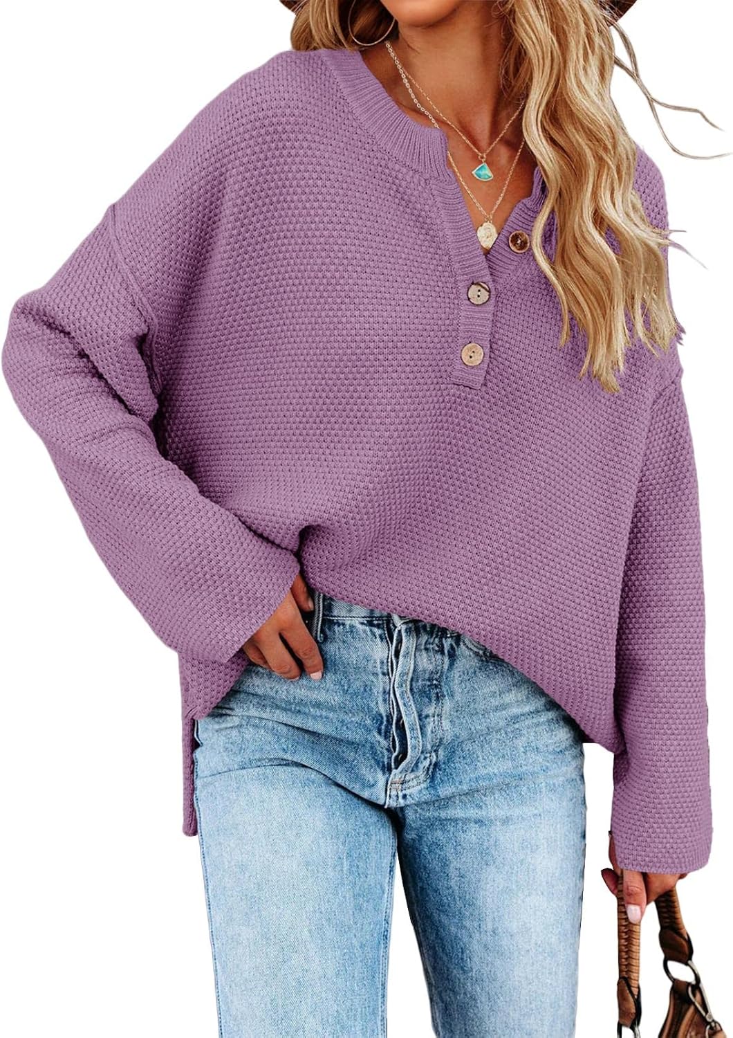 Saodimallsu Women's Oversized Sweaters for Cozy Style