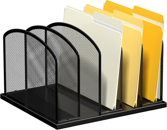 Effortlessly Organize with Large Vertical File Holder by Gawerk