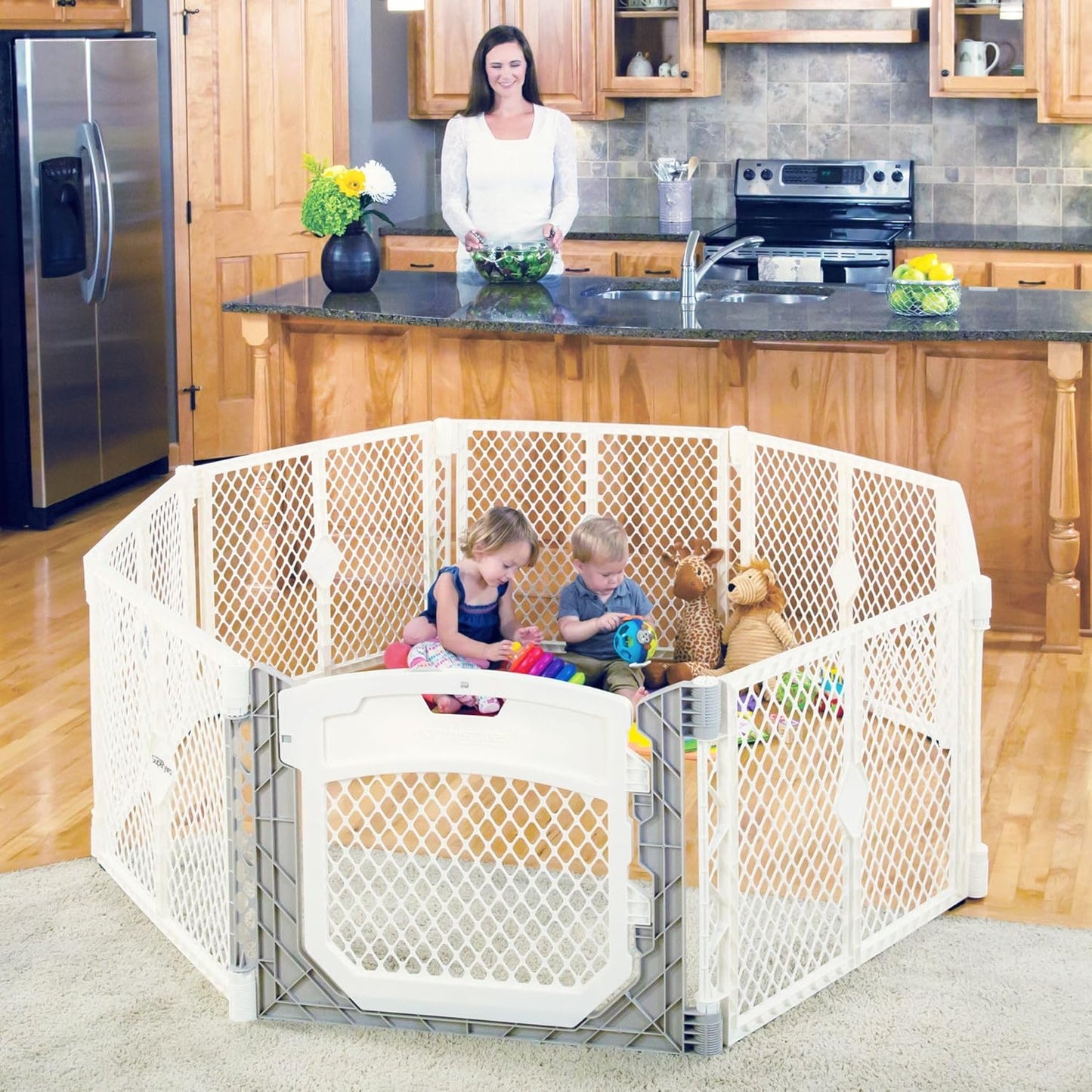 Toddleroo Superyard Ultimate Play Yard: Safe Indoor Outdoor Use