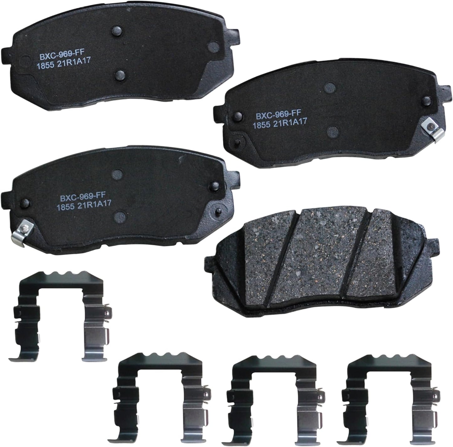 Bendix Premium SBC1855 Ceramic Front Brake Pads for Hyundai