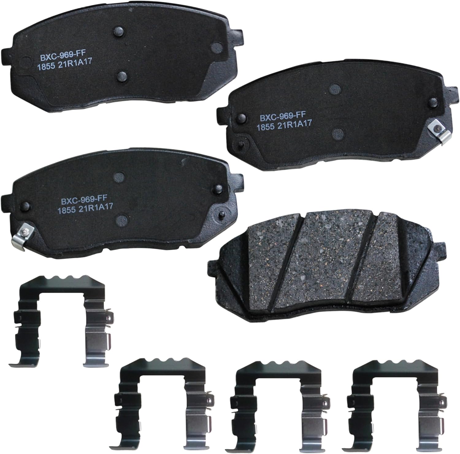 Bendix Premium SBC1855 Ceramic Front Brake Pads for Hyundai