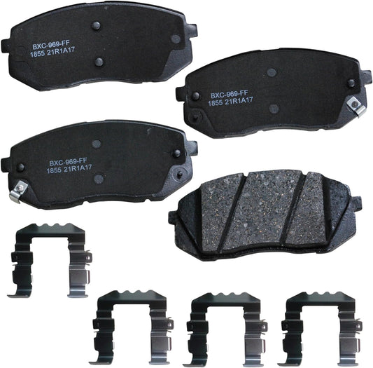 Bendix Premium SBC1855 Ceramic Front Brake Pads for Hyundai