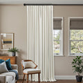 102 in Blackout Curtains Linen Pinch Pleat Drapes - Total Light