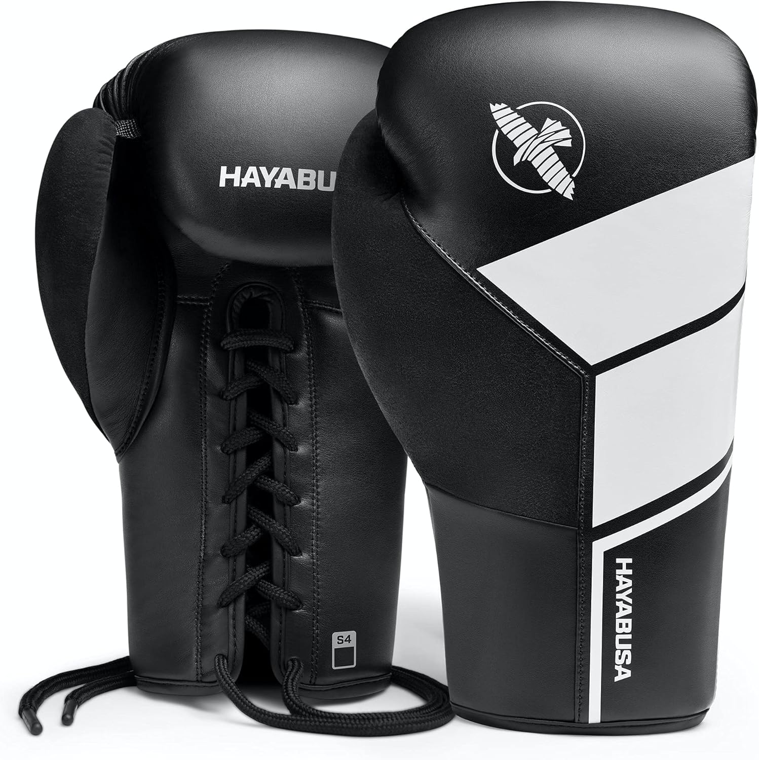 Hayabusa S4 Lace Up Boxing Gloves: Unisex Power Punch