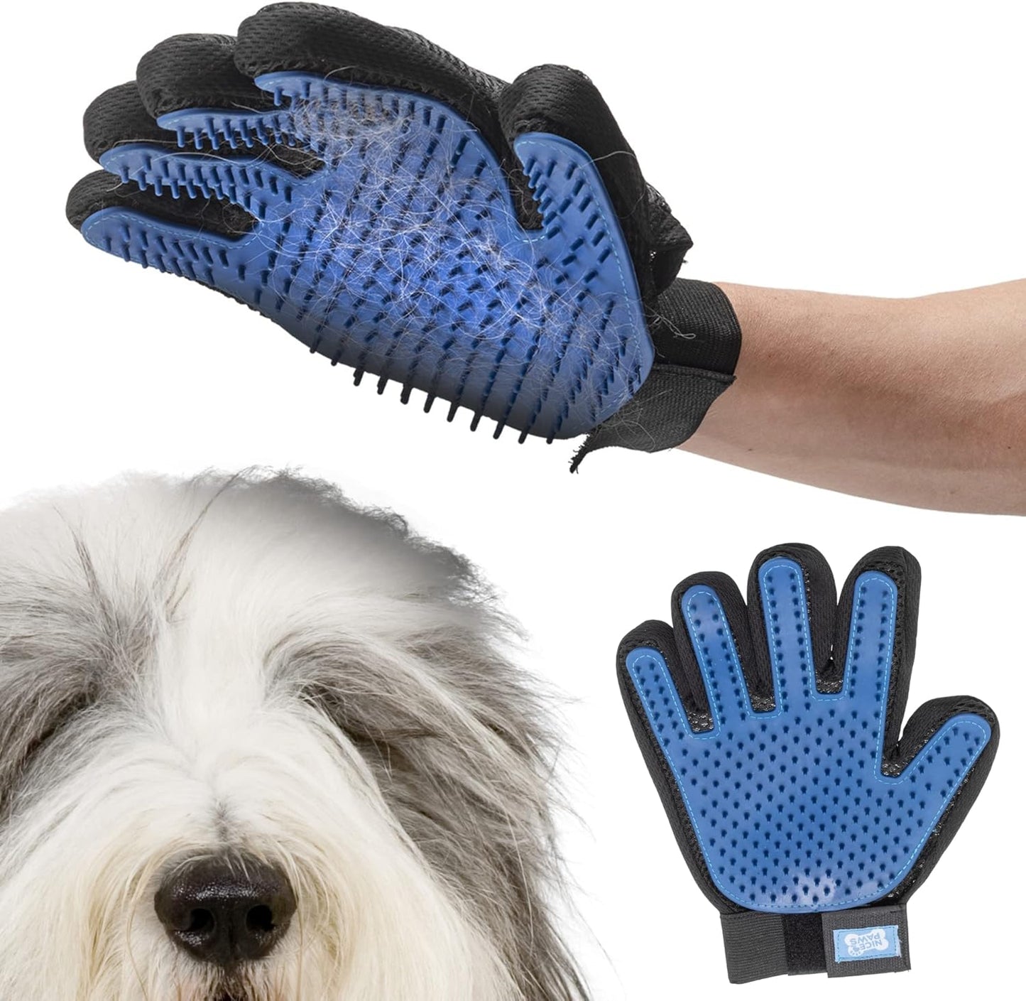 Pet Hair Glove - Easy Grooming for Dogs & Cats