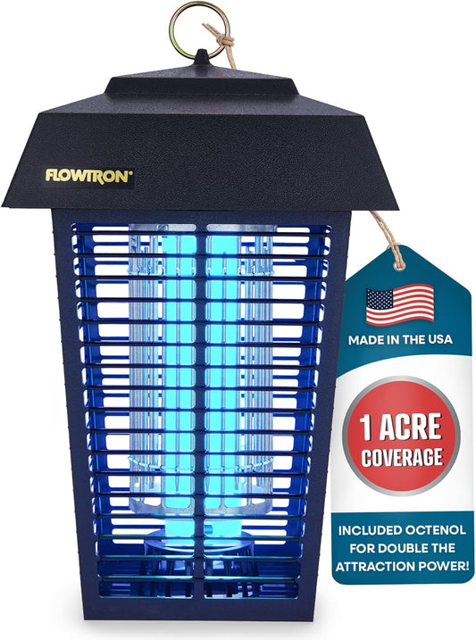 Flowtron Bug Zapper for 1 Acre Outdoor Coverage and More