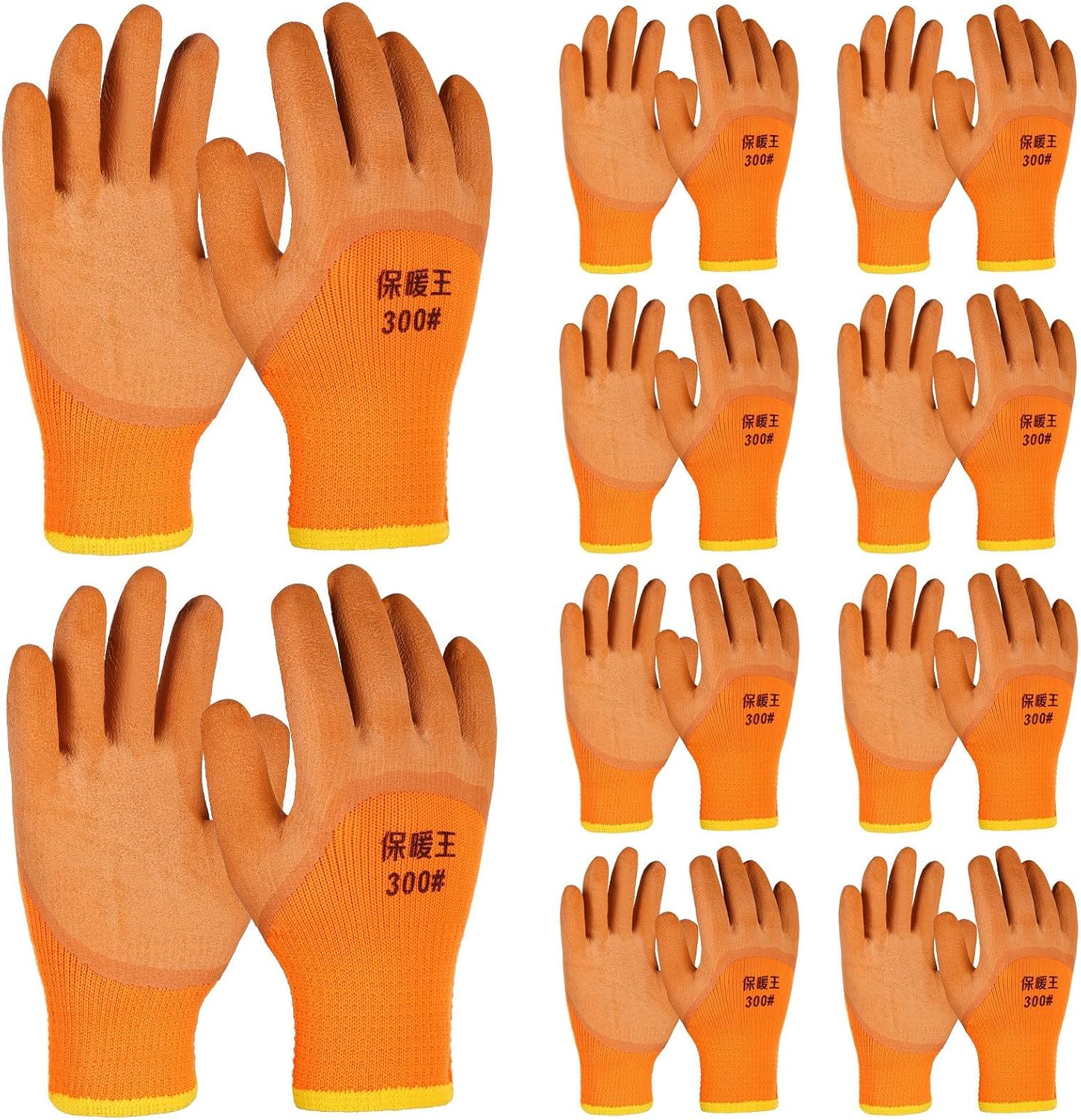 Non-Slip Thermal Work Gloves for Winter Outdoors