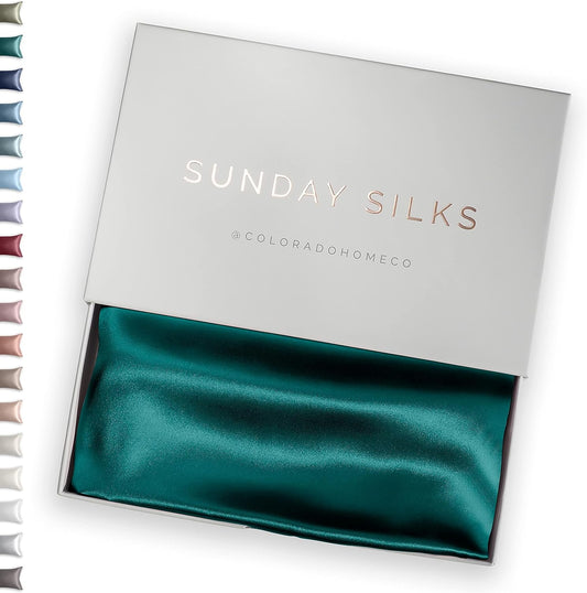 SUNDAYSILKSTM Premium Silk Pillow Cases for Luxurious Sleep
