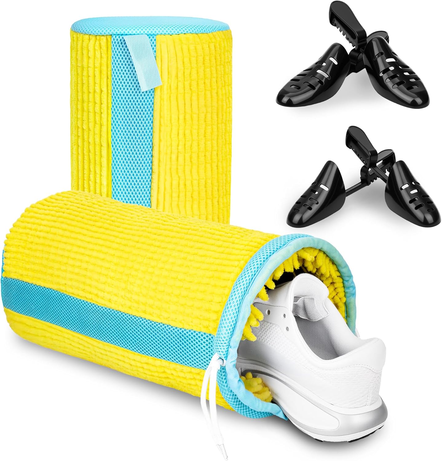 Durable Shoe Cleaning Bag with Adjustable Shoe Trees