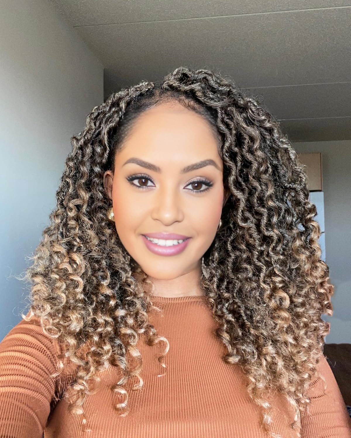 Goddess Locs Crochet Hair 14 Inch Faux Locs for Black Women