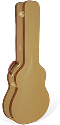 Crossrock Hard-Shell Wooden Guitar Case - Fits Super Jumbo Acoustic