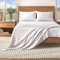 Flannel Sheet Set Full Size - 100% Turkish Cotton, Double-Brushed