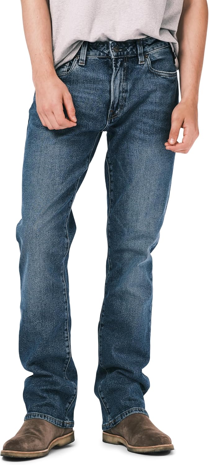 Buffalo David Bitton Men's Slim Boot King Jeans for Casual Style