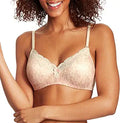 Maidenform Comfort Devotion Lace Bra, Wirefree Demi - Natural Lift