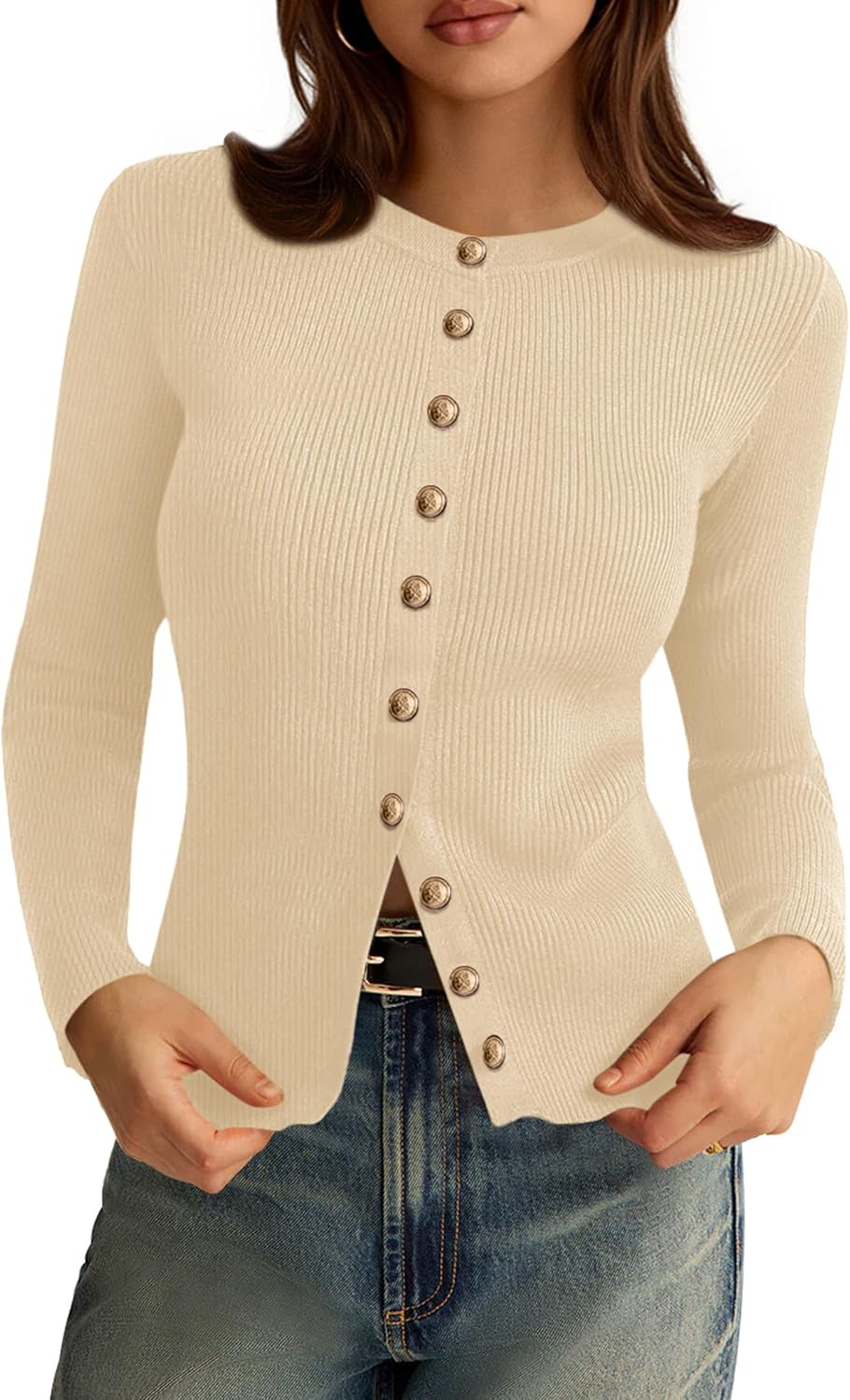 PRETTYGARDEN Womens Lightweight Cardigan Sweater for Fall Fashion