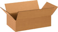 BOX USA 14L x 8W x 4H Corrugated Cardboard Boxes - Shallow Pack Fit