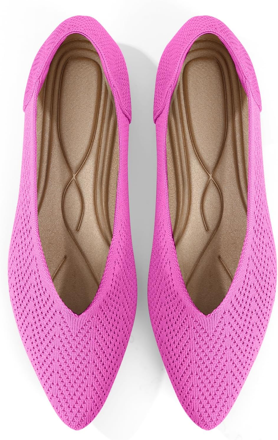 Comfortable Knit Ballet Flats for Women - Washable and Stylish