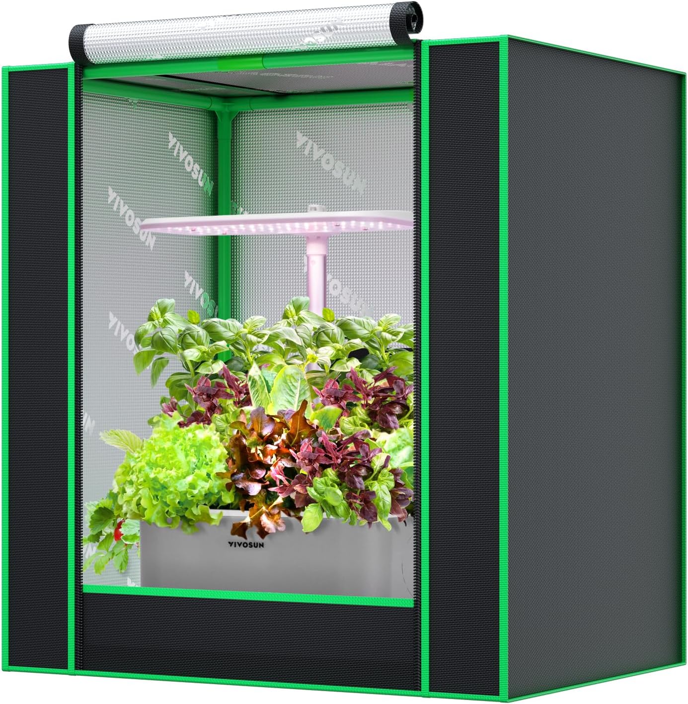 VIVOSUN Small Grow Tent: Reflective Mylar, Sealed Design