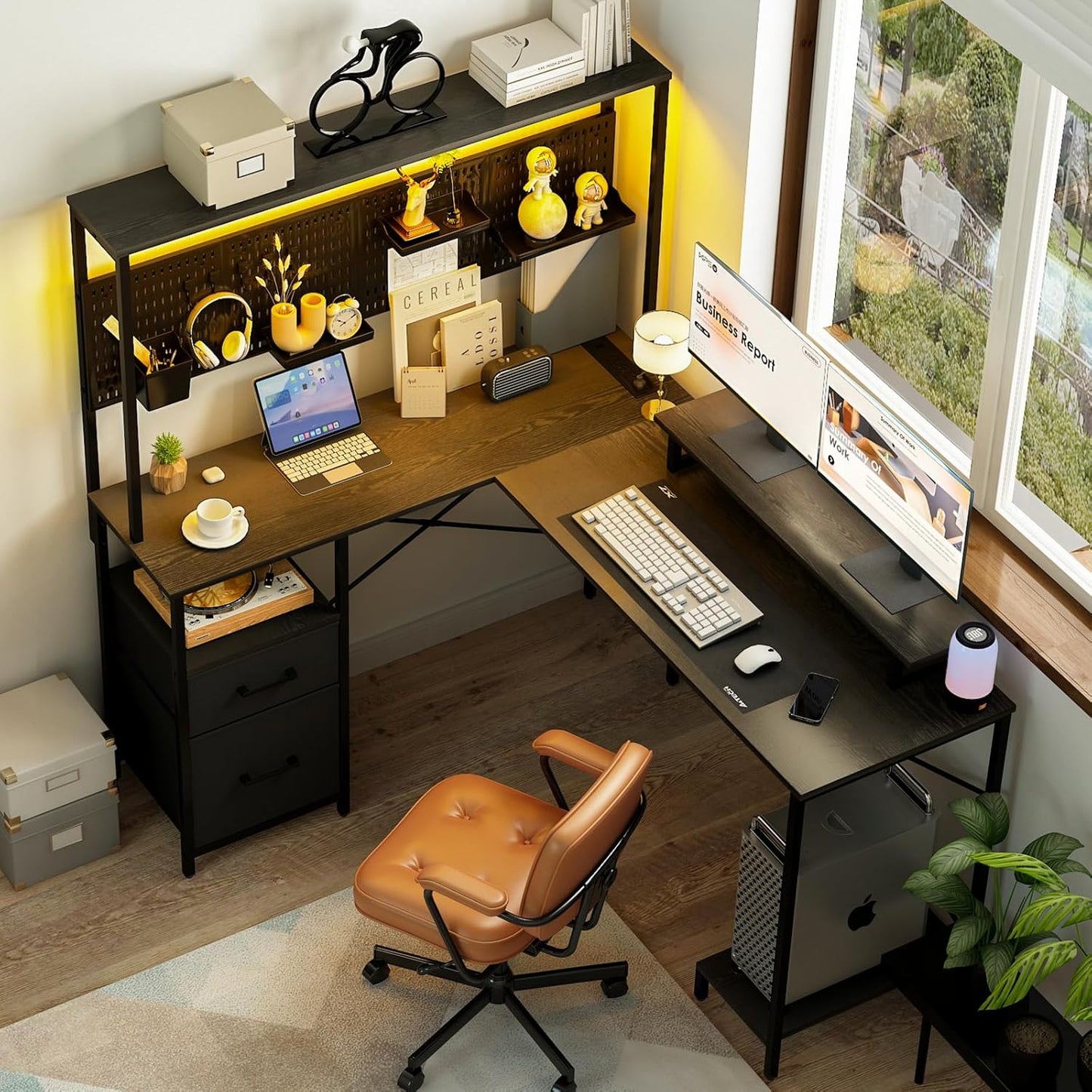 Yoobure L-Shaped Desk: Ultimate Workspace Efficiency