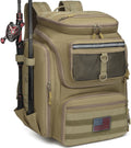 HAMBOLY Fishing Backpack with Rod Holders for Outdoor Enthusiasts