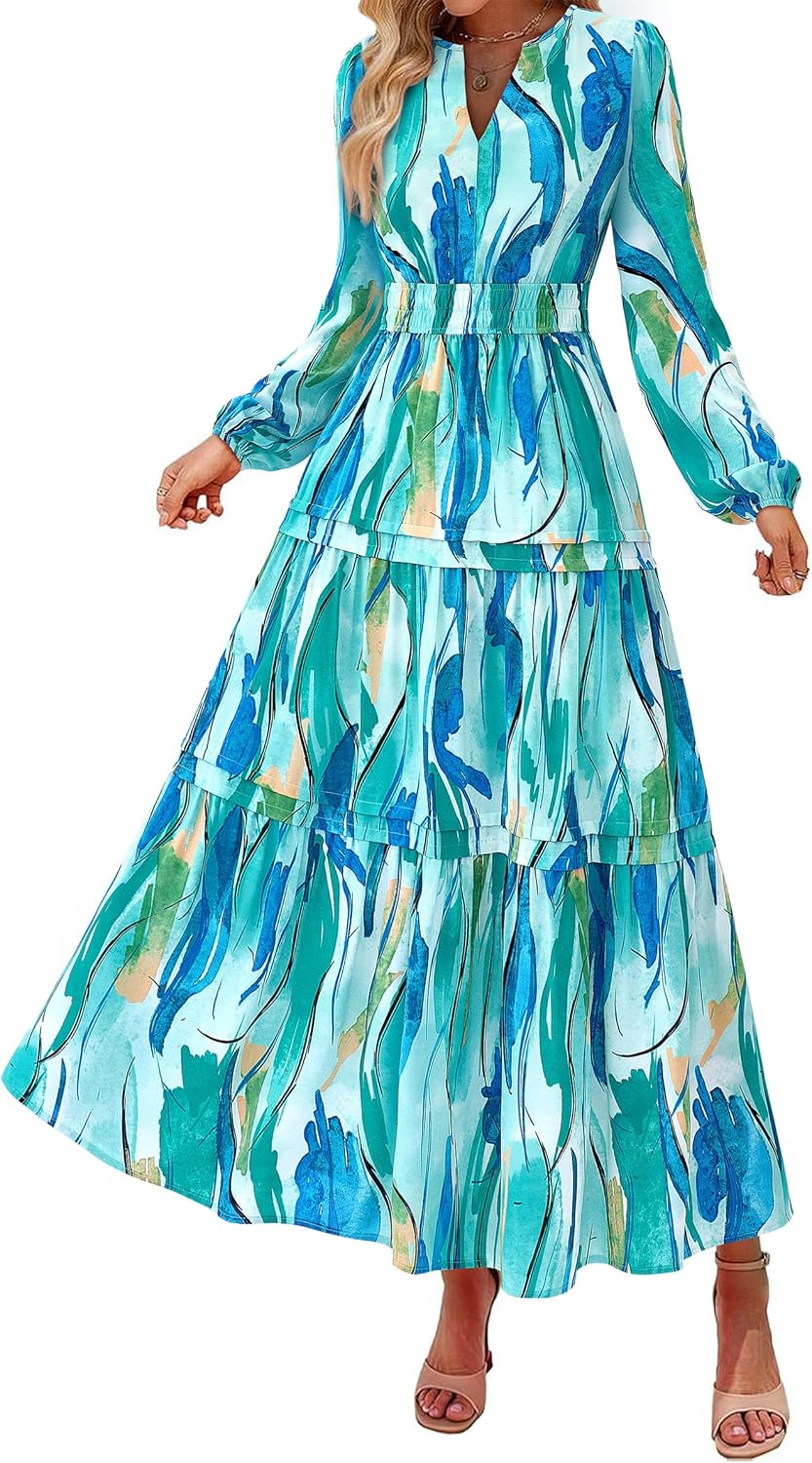 PRETTYGARDEN Women's Boho Maxi Dresses for Elegant Occasions