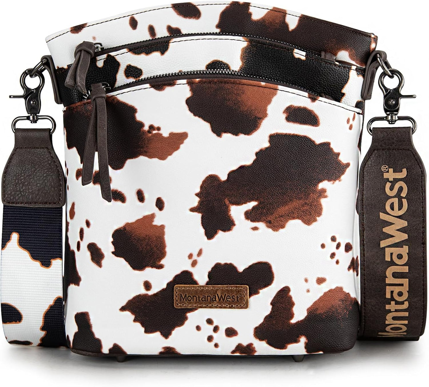 Montana West Multi Zip Pocket Large Crossbody Bag with Style