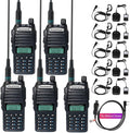 BaoFeng UV-82 Dual Band Two-Way Radio 5-Pack - Reliable Long Range