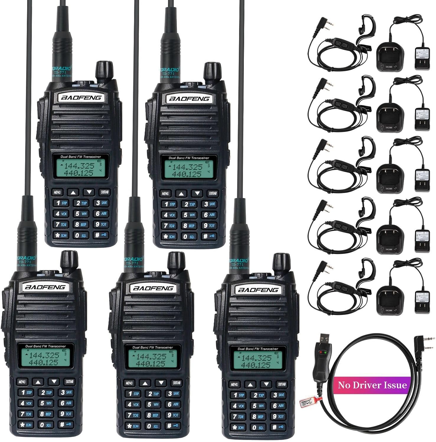 BaoFeng UV-82 Ham Radio: Long Range Dual Band Walkie Talkie