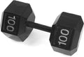 CAP Barbell Cast Iron Hex Dumbbell - Durable Workout Dumbbells