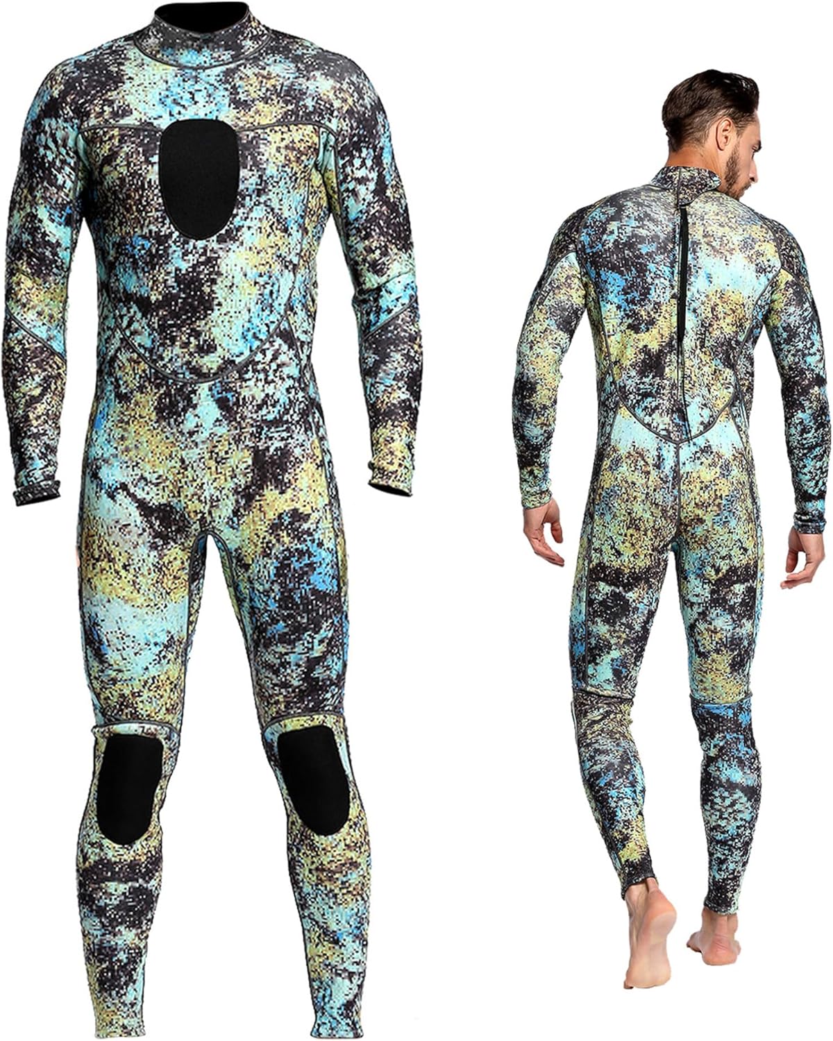 Wetsuits Mens 3MM Camo Neoprene Scuba Diving Full Suit Review