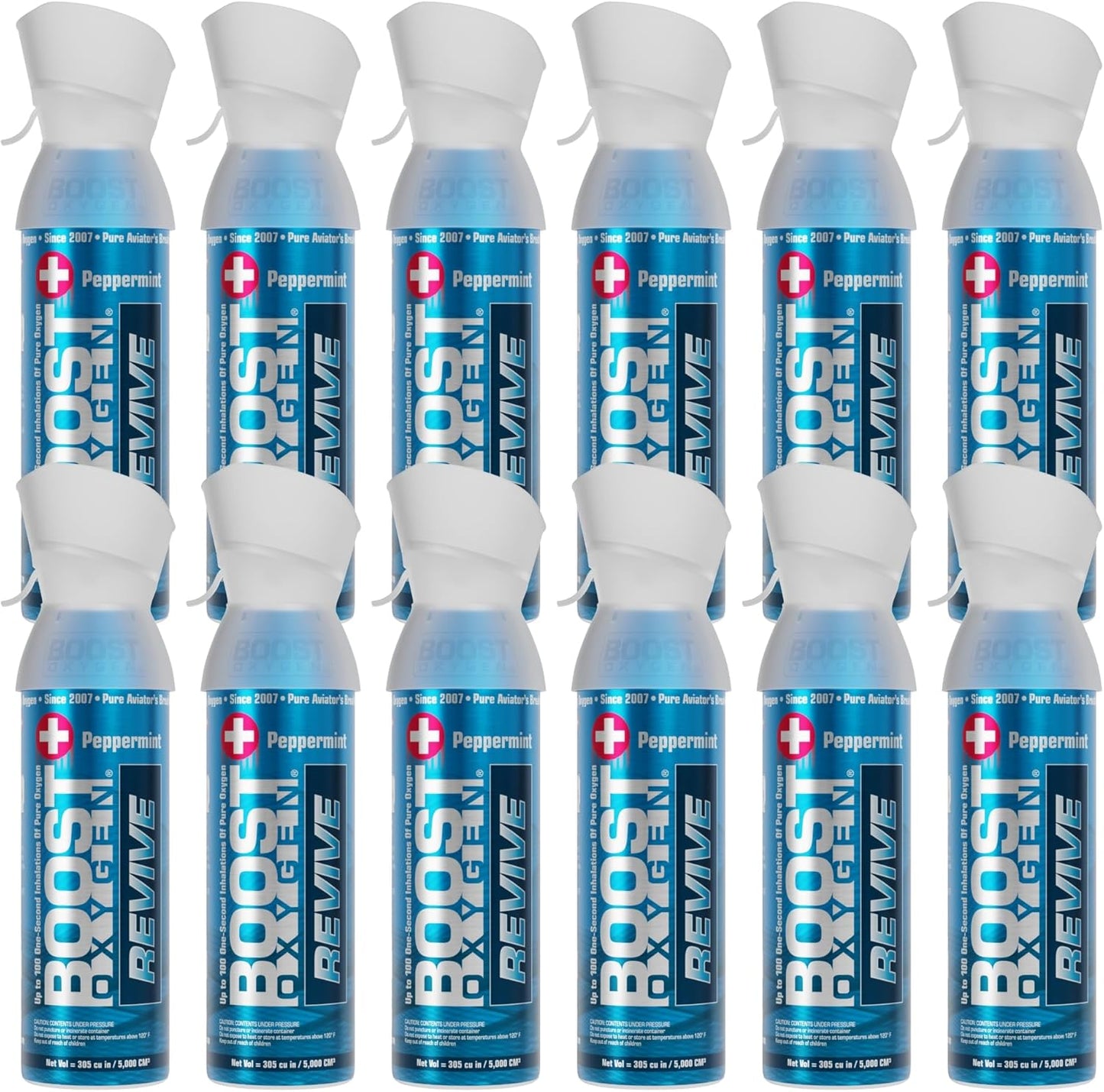 Boost Oxygen Medium Revive Peppermint Aroma 5L Canister Pack