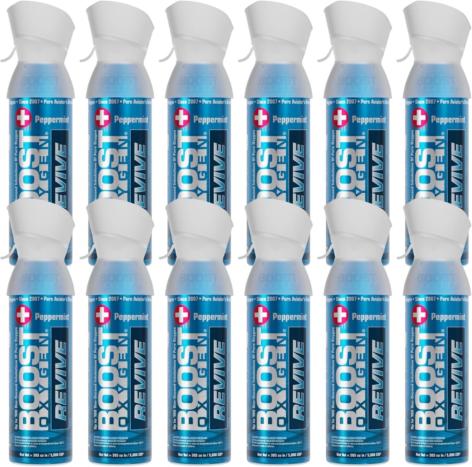 Boost Oxygen Medium Revive Peppermint Aroma 5L Canister Pack