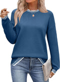 Zeagoo Womens Crewneck Pullover Sweater Long Sleeve Knit - Cozy
