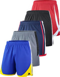 Men's Quick Dry Athletic Basketball Shorts 5 Pack - 9in Inseam