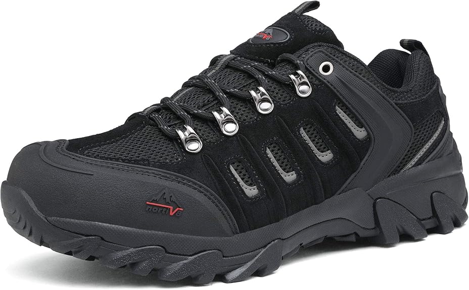 NORTIV 8 Men's Waterproof Hiking Shoes for Outdoor Activities