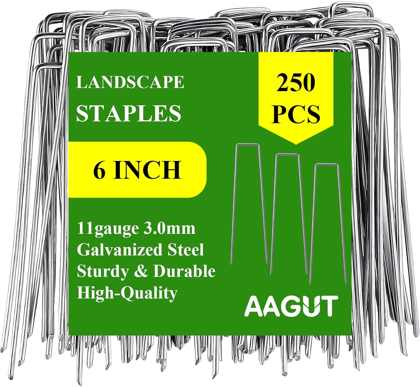 Heavy Duty Garden Stakes Pins for Lawn and Landscape Projects