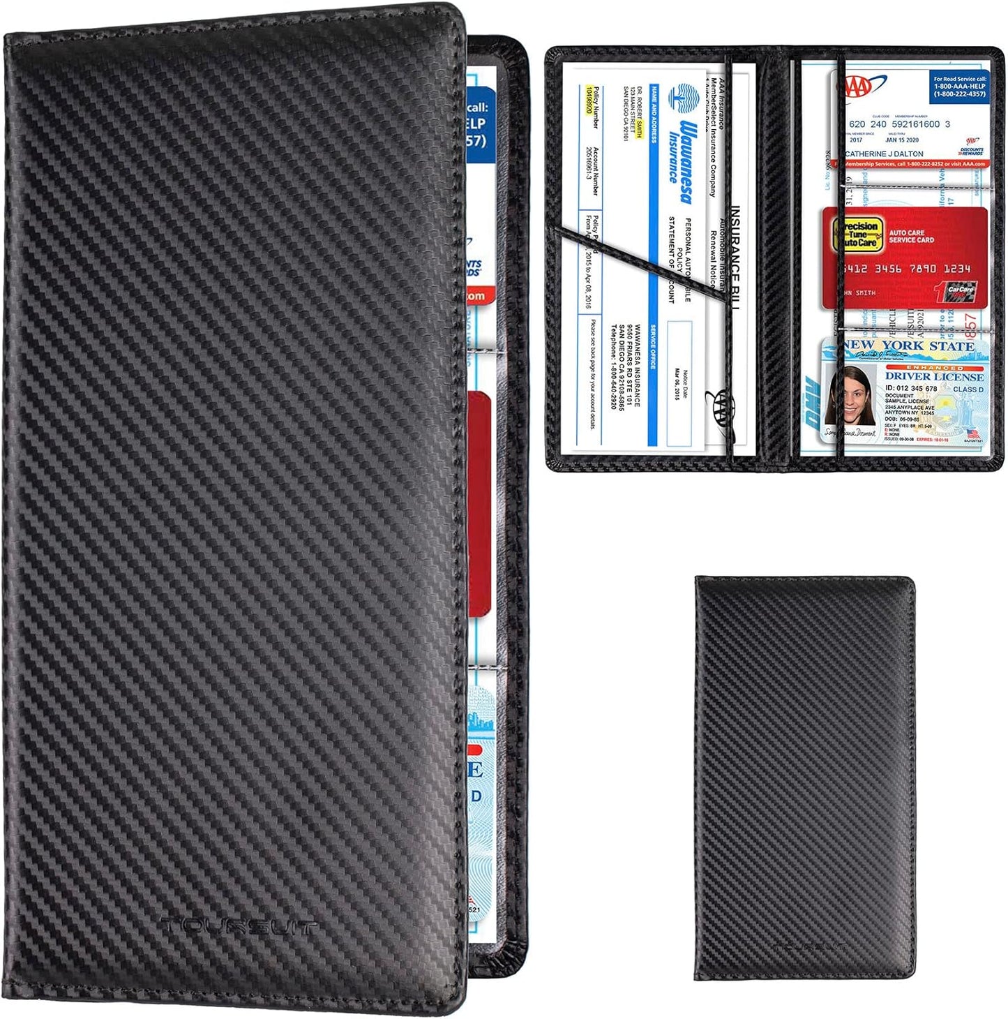 Car Registration & Insurance Holder - Stay Organized in Style!