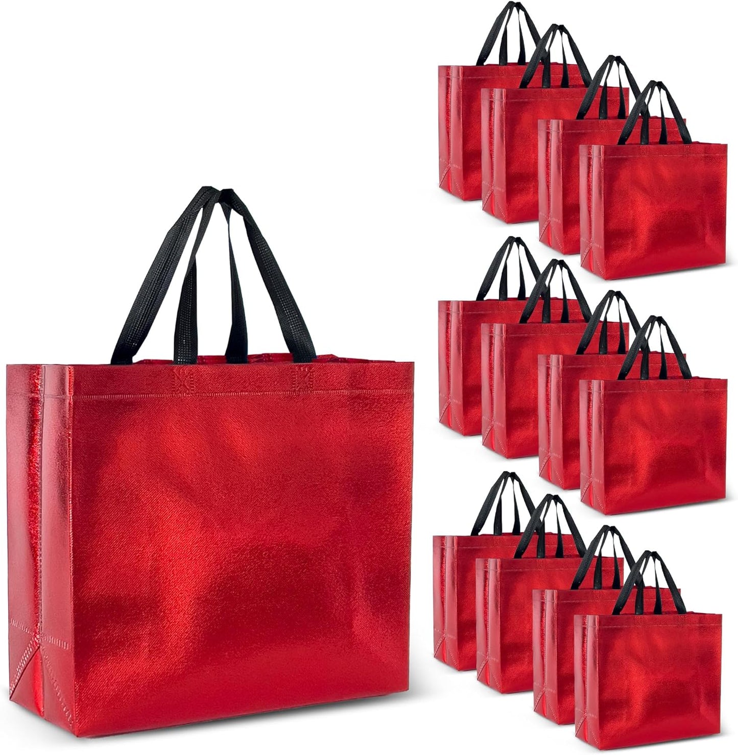 Nush Nush Red Gift Bags Set of 30 for All Occasions