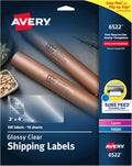 Avery Crystal Clear Address Labels 2 in x 4 in - Invisible Finish