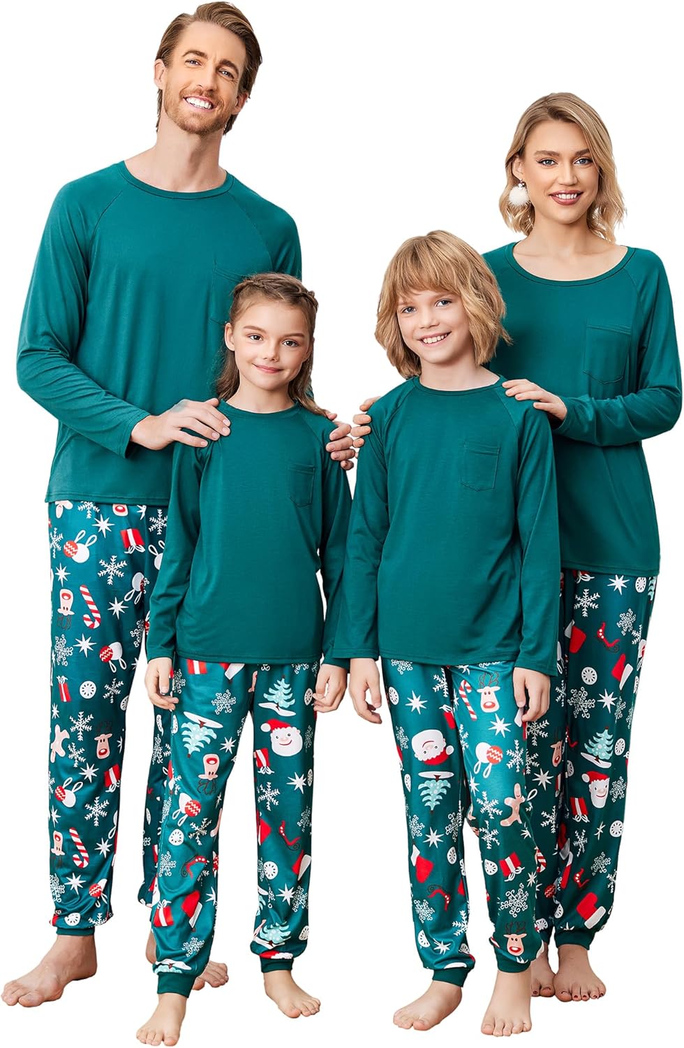 Ekouaer Family Matching Pajamas for Christmas Fun and Comfort