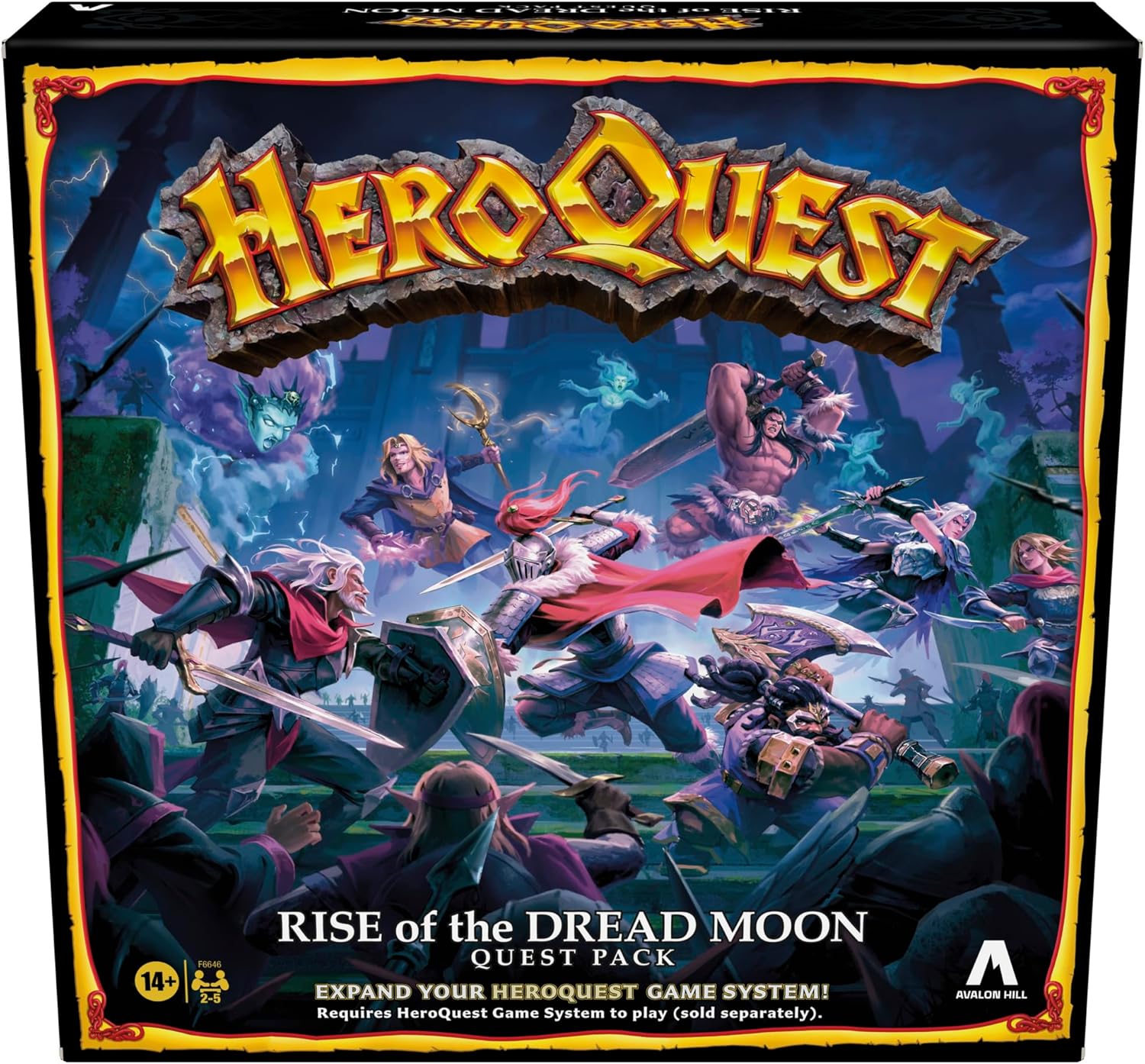 HeroQuest Rise of The Dread Moon Quest Pack for Epic Adventures