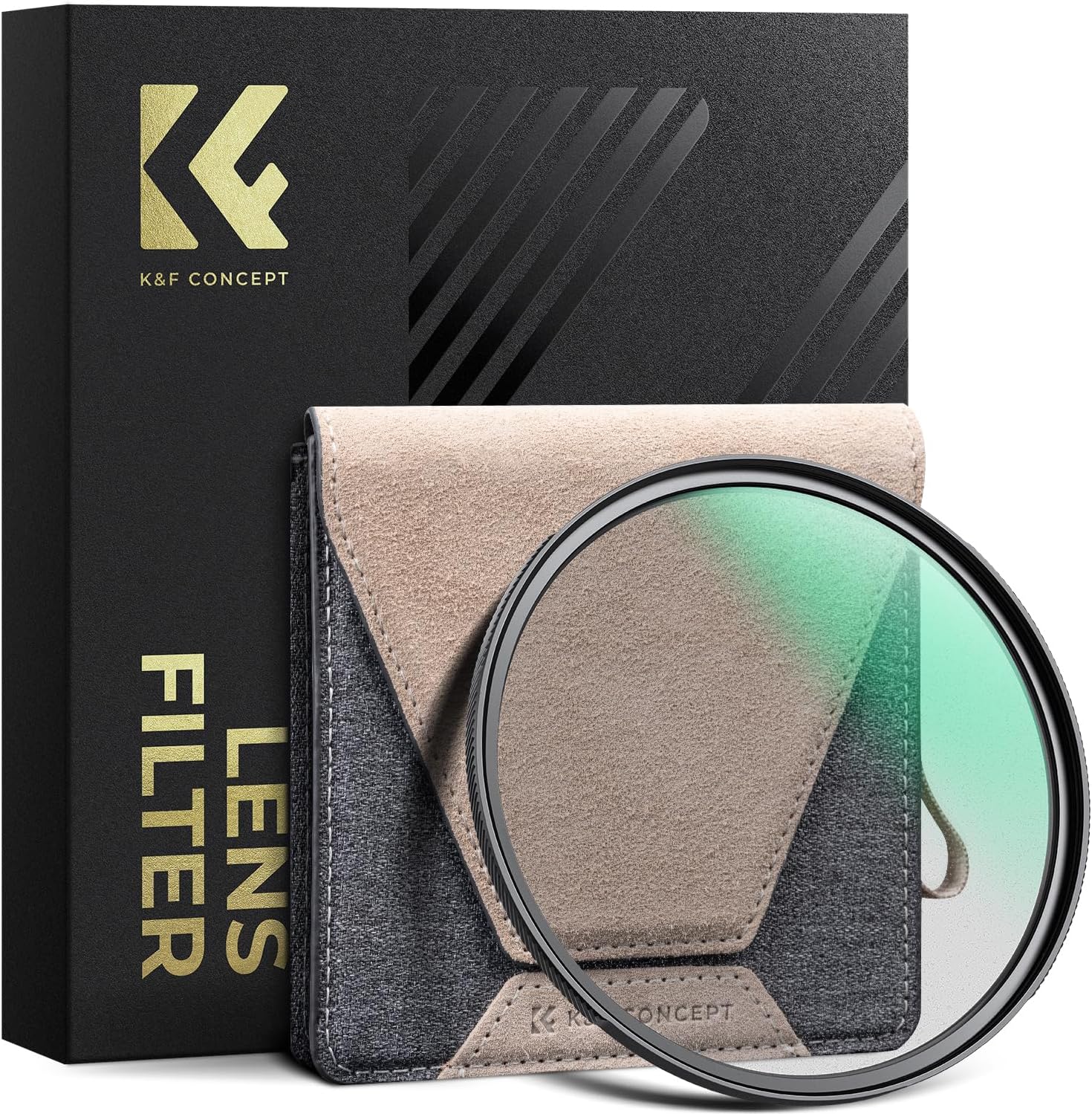 K&F CONCEPT 77mm Black Diffusion Filter for Cinematic Effects